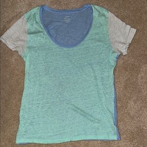 Jcrew color block tshirt